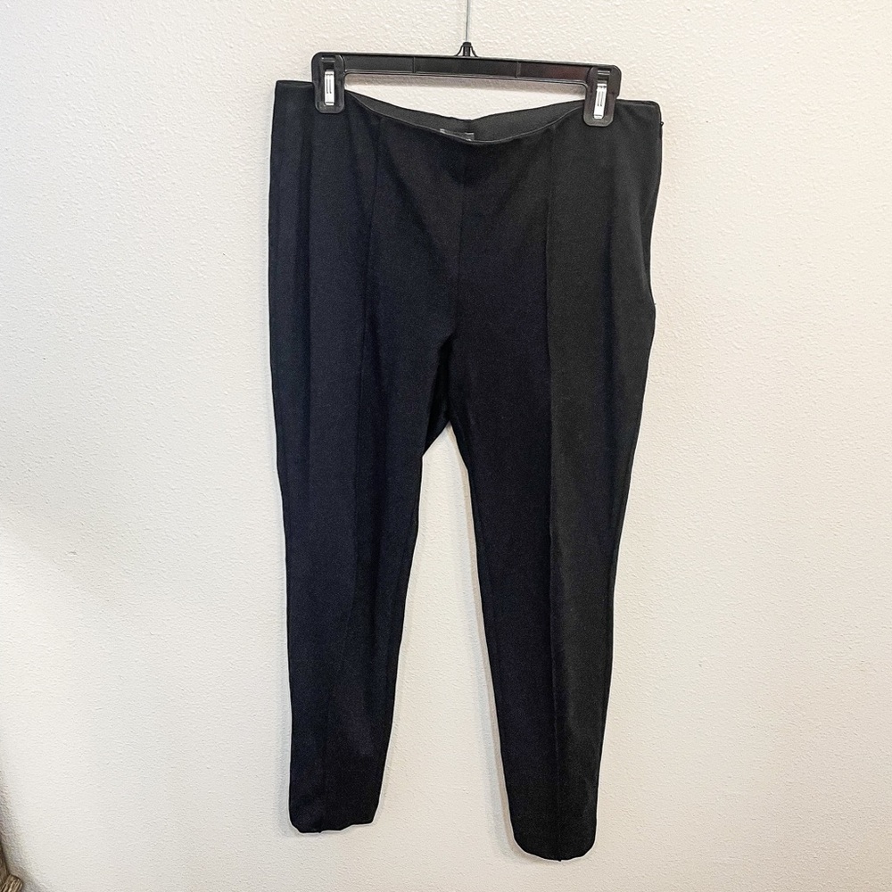 Vince Camuto Black Knit Ponte Pants size 10
